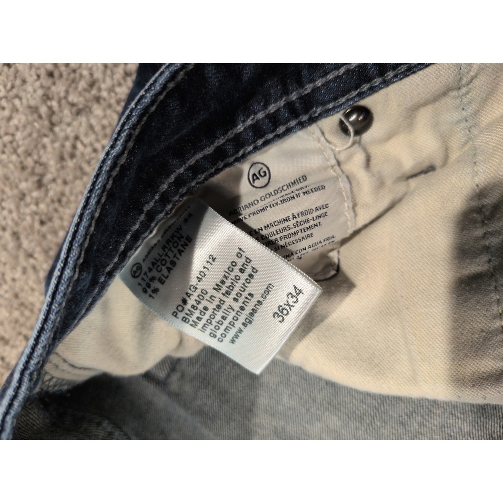 Ag Adriano Goldschmied Men Jeans Slim Straight in Dark Blue - Picture 3 of 9